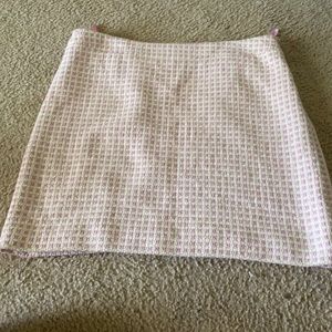 Pink and white skirt